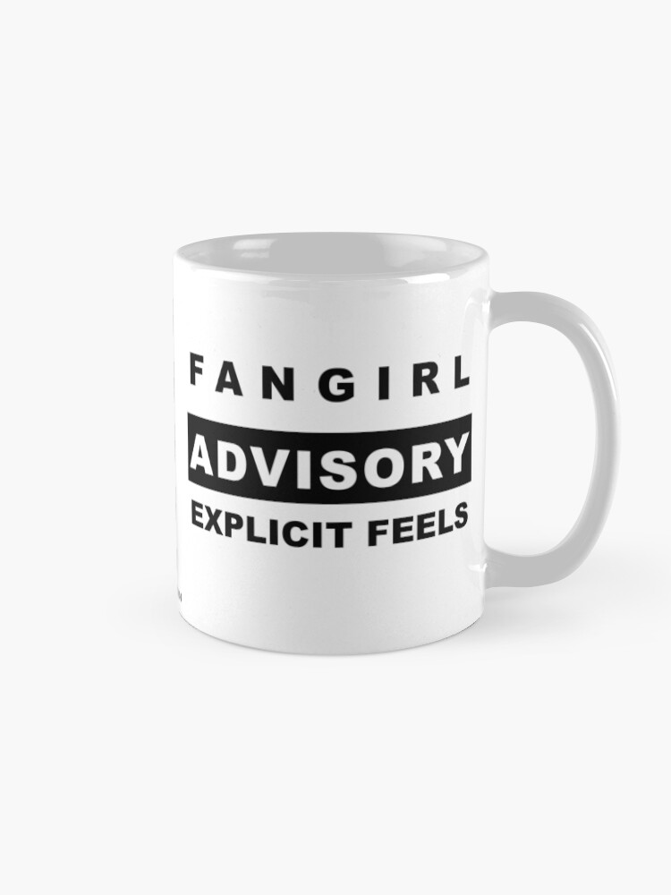 Alternate view of Fangirl advisory Mug