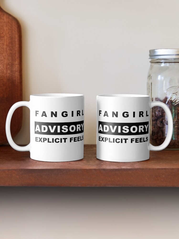 Alternate view of Fangirl advisory Mug