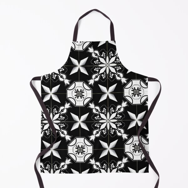 Item preview, White oriental flower tile pattern designed and sold by arkantus.