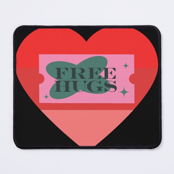 Item preview, FREE HUGS SUNSET HEART designed and sold by Highhocreations.