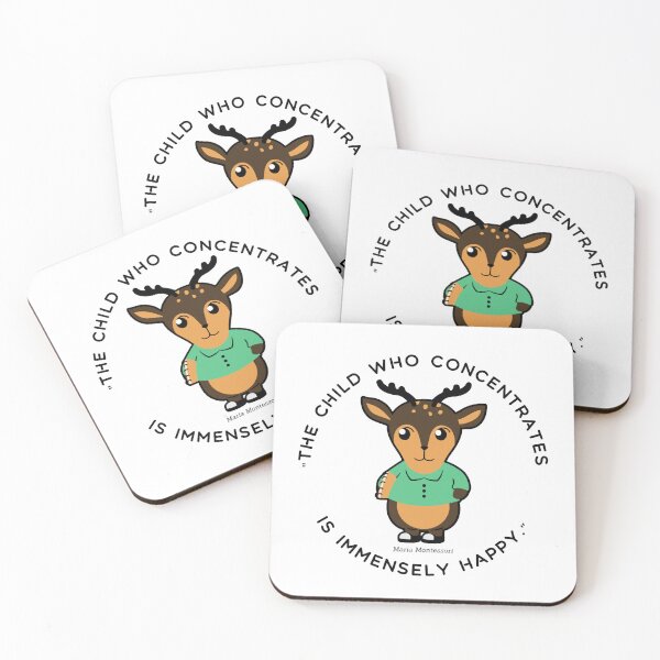 Item preview, Montessori quote The child who concentrates is immensely happy designed and sold by TeyMank.