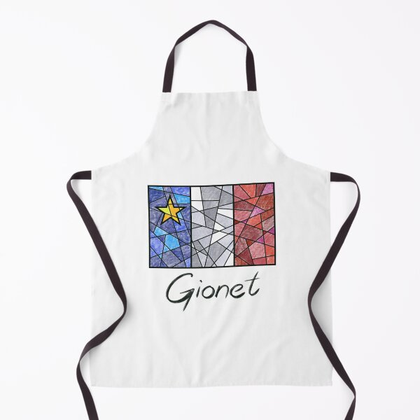 Item preview, Acadian Flag pastel mosaic Gionet  - Drapeau acadien mosaïque pastel vitrail Gionet  designed and sold by ColoursOfFrance.