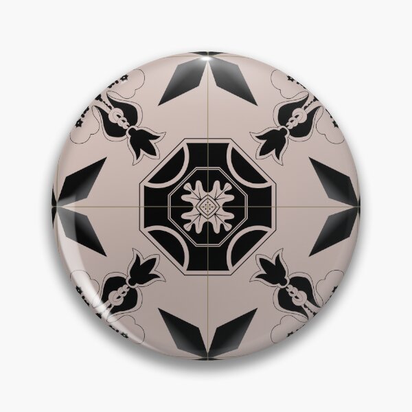 Item preview, Oriental flower tile pattern designed and sold by arkantus.