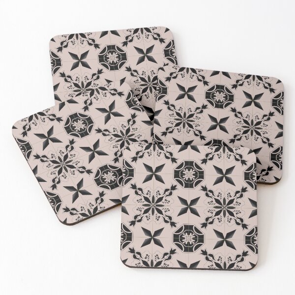 Item preview, Oriental flower tile pattern designed and sold by arkantus.