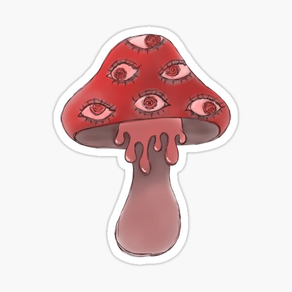 Weirdcore Mushroom Eyes