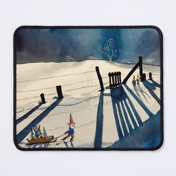 Item preview, Forest Gnomes Sledging in the Snow designed and sold by TheArtery2010.