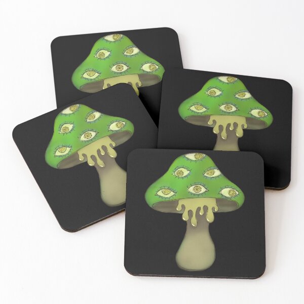 Item preview, Green Trippy Mushroom designed and sold by vanillagutz.