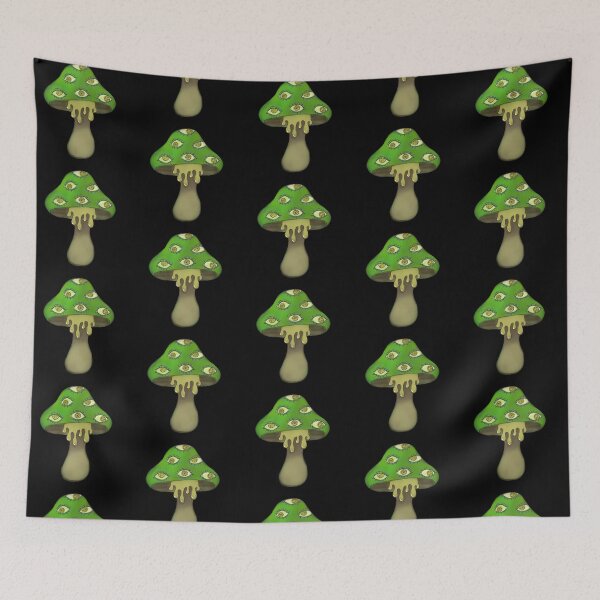 Item preview, Green Trippy Mushroom designed and sold by vanillagutz.