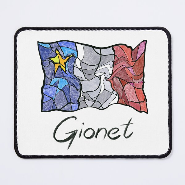 Artikelvorschau, Acadian Flag Pastel Flüssigmosaik Gionet - Drapeau Acadien Mosaïque Liquid Pastel Vitrail Gionet entworfen und verkauft von ColoursOfFrance.