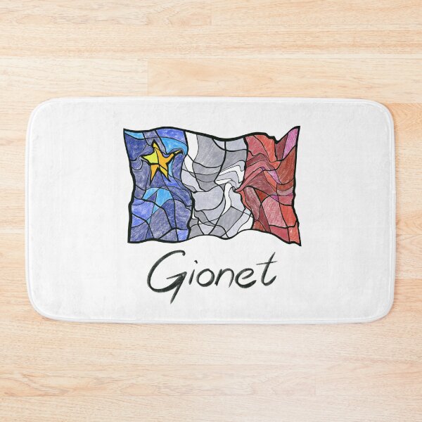 Item preview, Acadian Flag pastel liquid mosaic Gionet  - Drapeau acadien mosaïque liquide pastel vitrail Gionet  designed and sold by ColoursOfFrance.