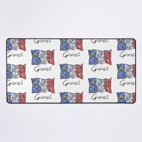 Item preview, Acadian Flag mosaico líquido pastel Gionet - Drapeau acadien mosaïque liquide pastel vitrail Gionet designed and sold by ColoursOfFrance.