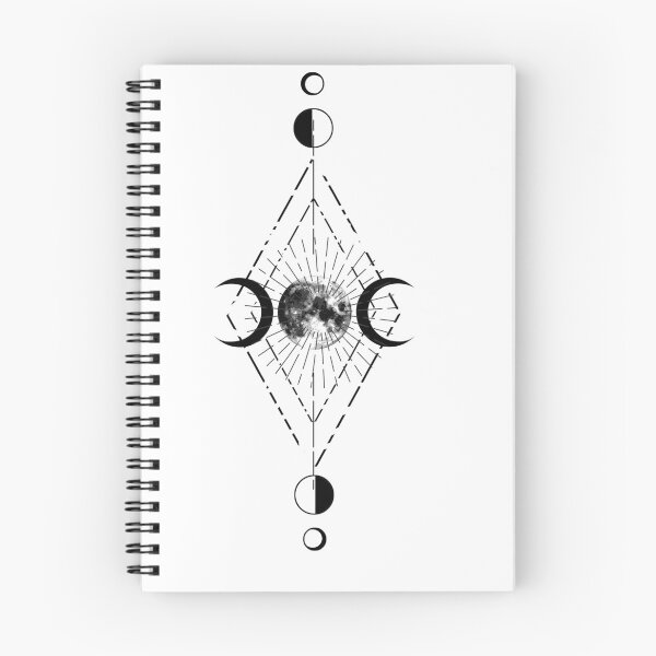 Item preview, Triple goddess phases of the moon tattoo art designed and sold by Clistro.