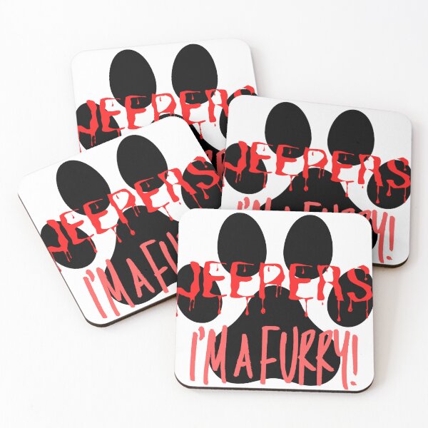 Item preview, Jeepers I'm a Furry! Graphic - Red designed and sold by DaddyKoti.