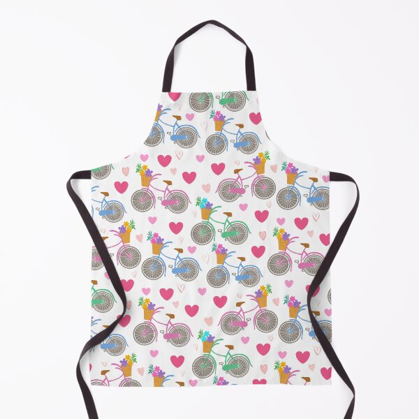 Item preview, Bicycles and hearts pattern  designed and sold by Papergrape.