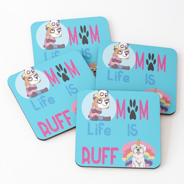 Item preview, Mom Life is ruff and Rough Sometimes designed and sold by GlassyDesigns.