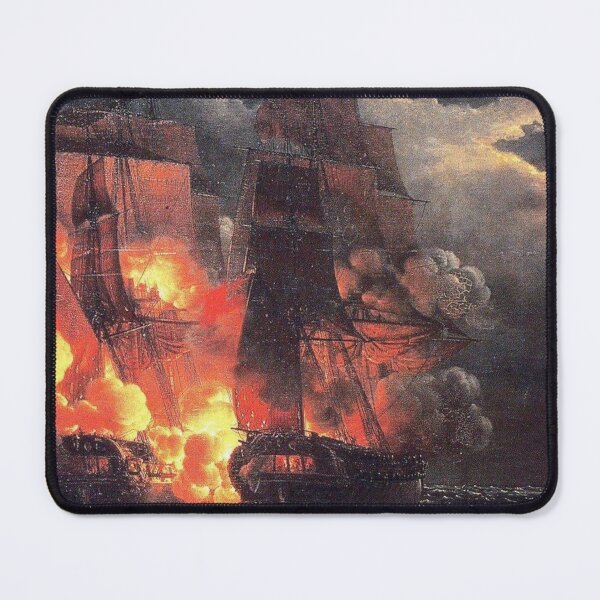 Item preview, Louis Crepin's Battle Between the French Frigate Arethuse and the English Frigate Amelia designed and sold by mosfunky.