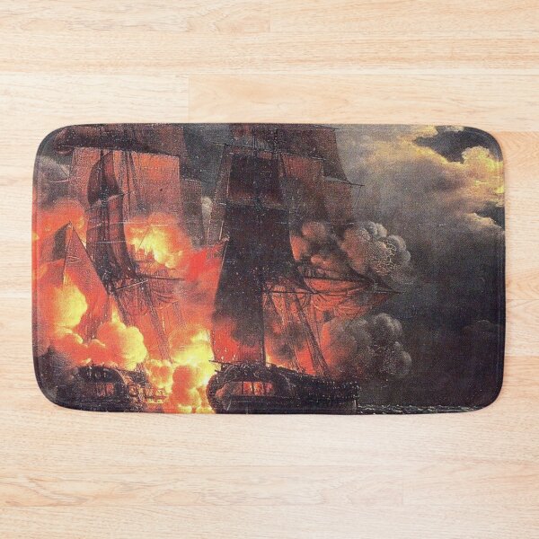 Item preview, Louis Crepin's Battle Between the French Frigate Arethuse and the English Frigate Amelia designed and sold by mosfunky.