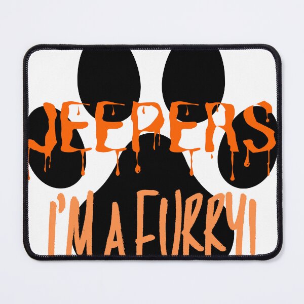 Item preview, Jeepers I'm a Furry! Graphic - Orange designed and sold by DaddyKoti.