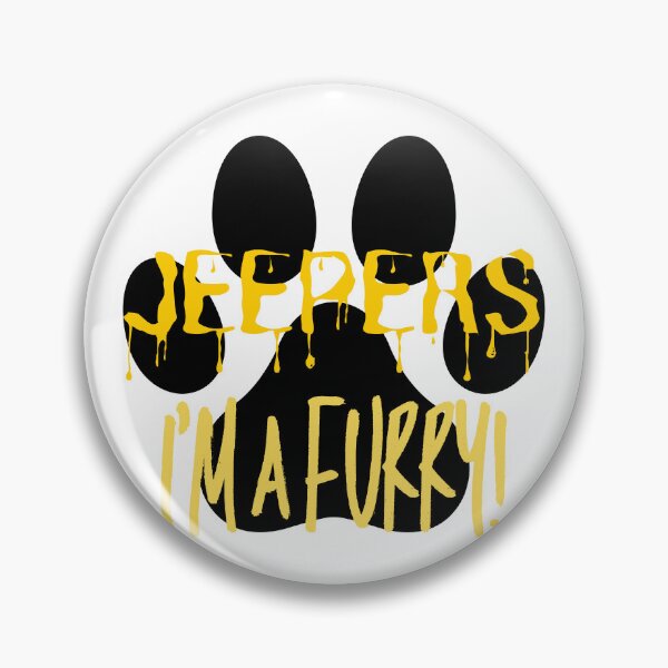 Item preview, Jeepers I'm a Furry! Graphic - Yellow designed and sold by DaddyKoti.