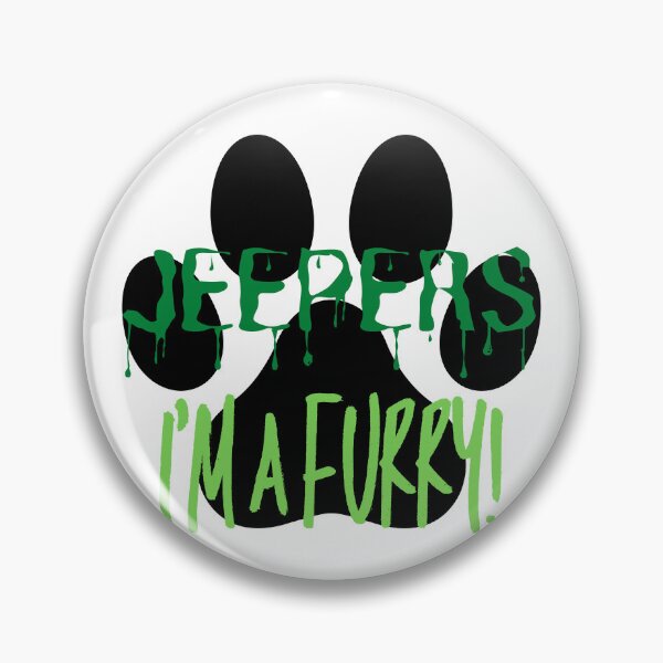 Item preview, Jeepers I'm a Furry! Graphic - Green designed and sold by DaddyKoti.