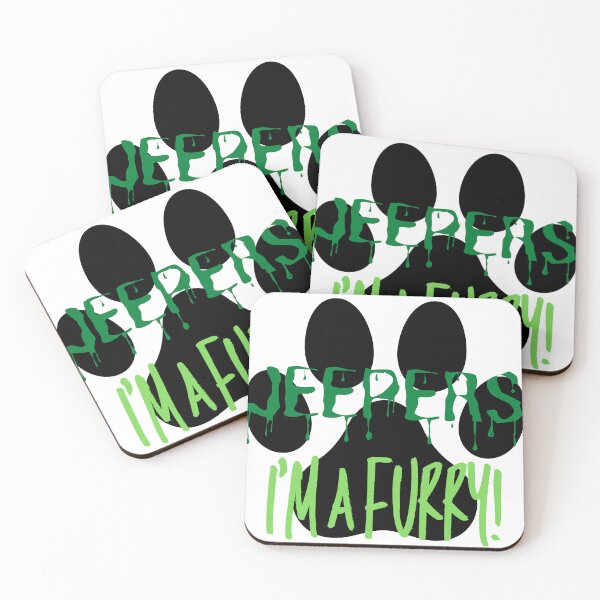 Item preview, Jeepers I'm a Furry! Graphic - Green designed and sold by DaddyKoti.