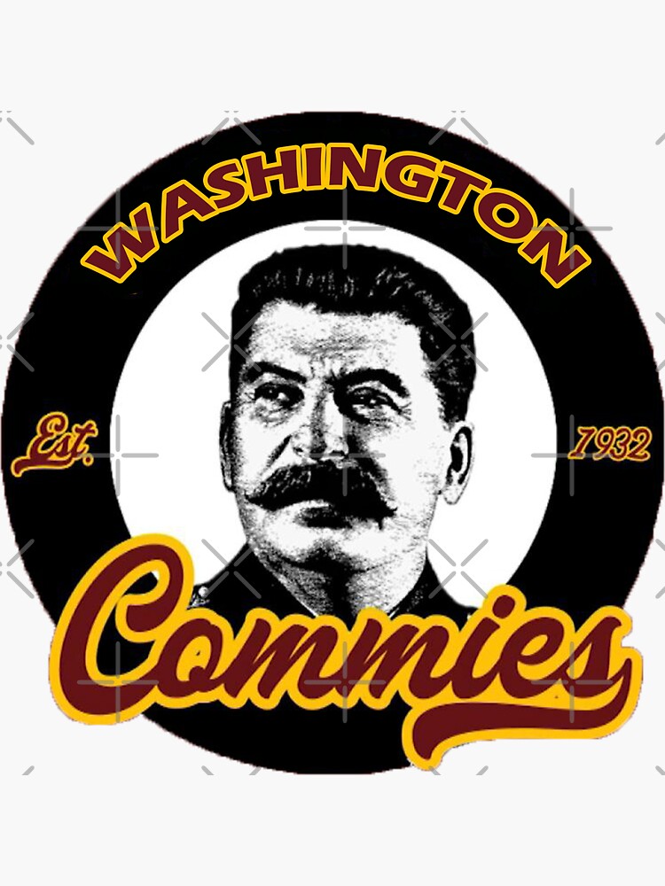 Commie Football - Washington Football Team - Sticker