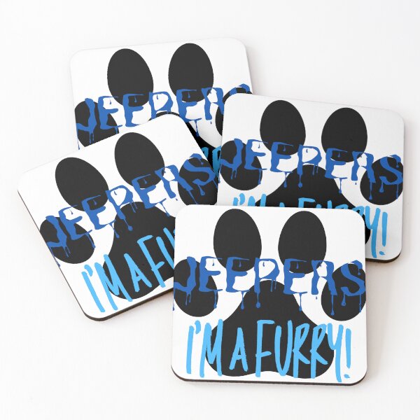 Item preview, Jeepers I'm a Furry! Graphic - Blue designed and sold by DaddyKoti.