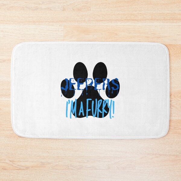 Item preview, Jeepers I'm a Furry! Graphic - Blue designed and sold by DaddyKoti.