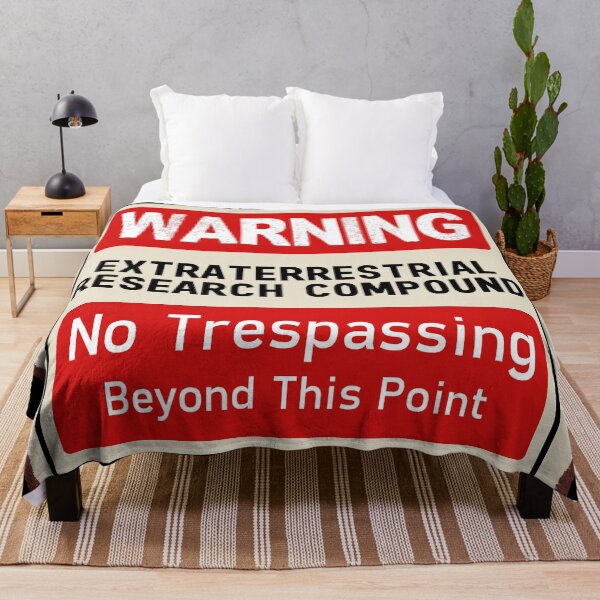 Item preview, Extraterrestrial Research Compound Sign designed and sold by AngeloDeVal.