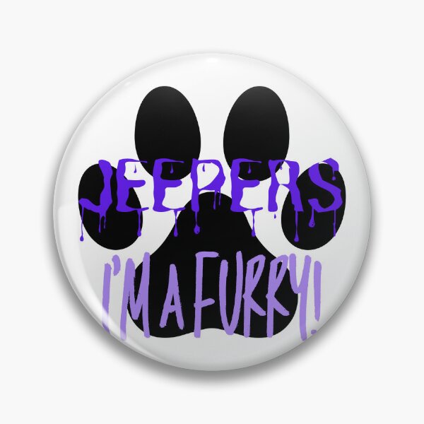 Item preview, Jeepers I'm a Furry! Graphic - Purple designed and sold by DaddyKoti.