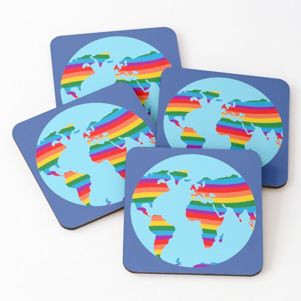 Item preview, Pride World Map Globe designed and sold by BlakefourDesign.