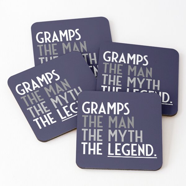 Item preview, Gramps - The Man, The Myth, The Legend. designed and sold by neon-light.