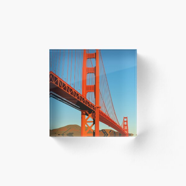 The Golden Gate Acrylic Block