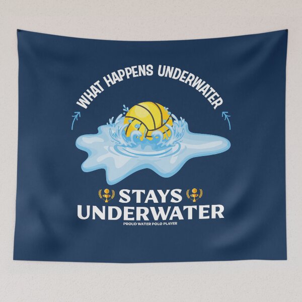Item preview, Water Polo What Happens Underwater Stays Underwater Funny Water Polo Sport  designed and sold by Creativy.
