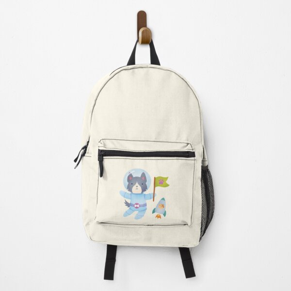 Item preview, Border Collie Astronaut in Space - Cute Dog Illustration - Black designed and sold by squigglin.