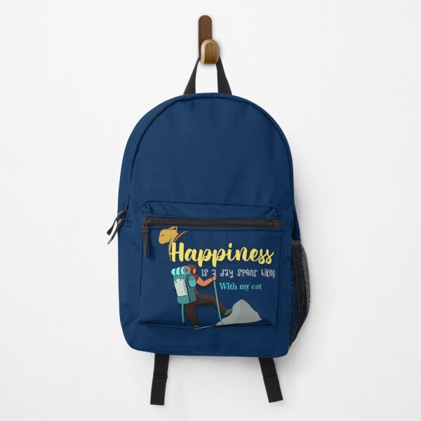 Item preview, The Happiness is a day spent hiking with my cat - classic t shirt designed and sold by Viragiaroutfit.