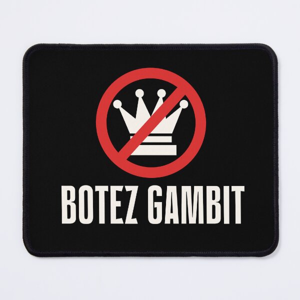 Item preview, Botez Gambit - Funny Chess Quote in Black designed and sold by itisjakob.