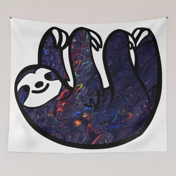 Item preview, Galaxy Sloth designed and sold by BuzzySpaceBee.