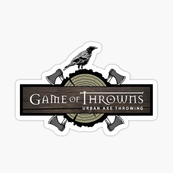 Game of Throwns Raven Logo Sticker