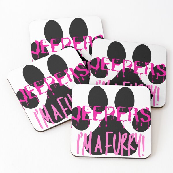 Item preview, Jeepers I'm a Furry! Graphic - Pink designed and sold by DaddyKoti.