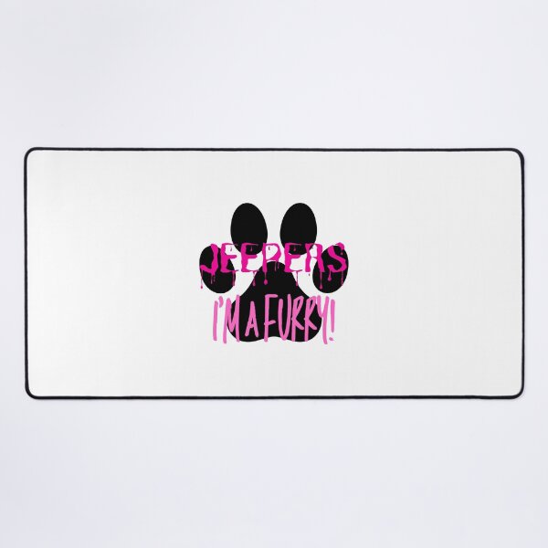 Item preview, Jeepers I'm a Furry! Graphic - Pink designed and sold by DaddyKoti.