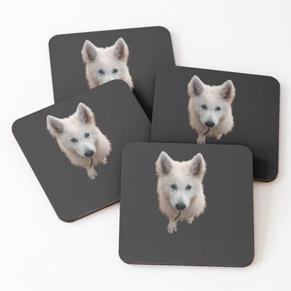Item preview, A classic white german shepherd design designed and sold by Doggymadness.