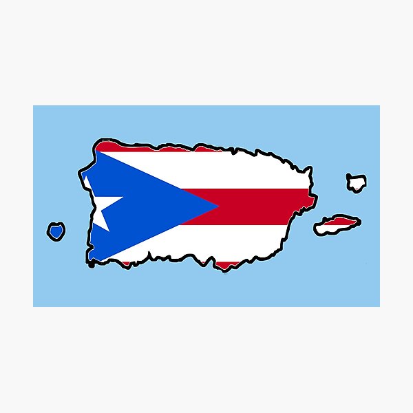 L Mina Fotogr Fica Bandera Puertorrique A En El Mapa De Puerto Rico