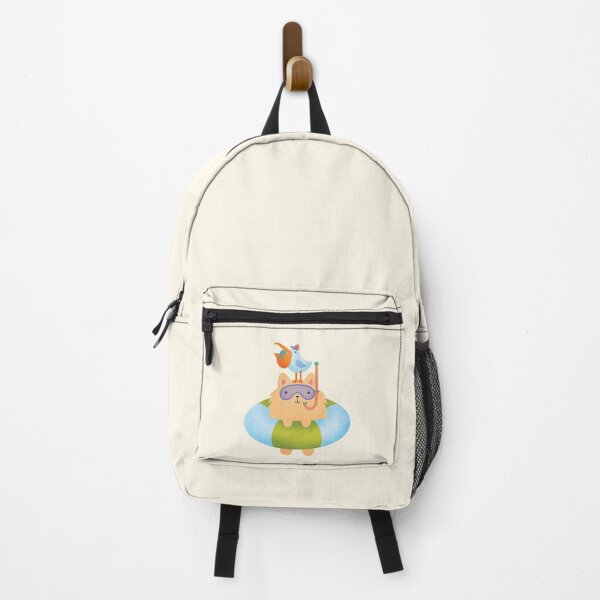 Item preview, Pomeranian in Summer Pool Floatie - Cute Dog Illustration - Tan designed and sold by squigglin.