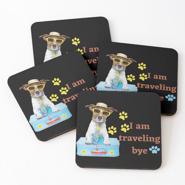 Item preview, i am traveling bye : funny doggo, cute doggo designed and sold by marwan elsaeed.