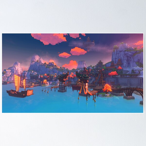 Item preview, Liyue Sunset designed and sold by chairmanken.
