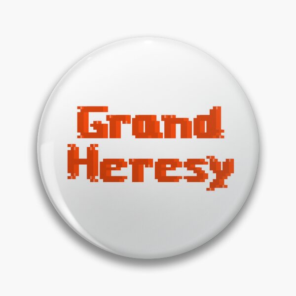 Item preview, Grand Heresy 3D Logo designed and sold by bradmurph.