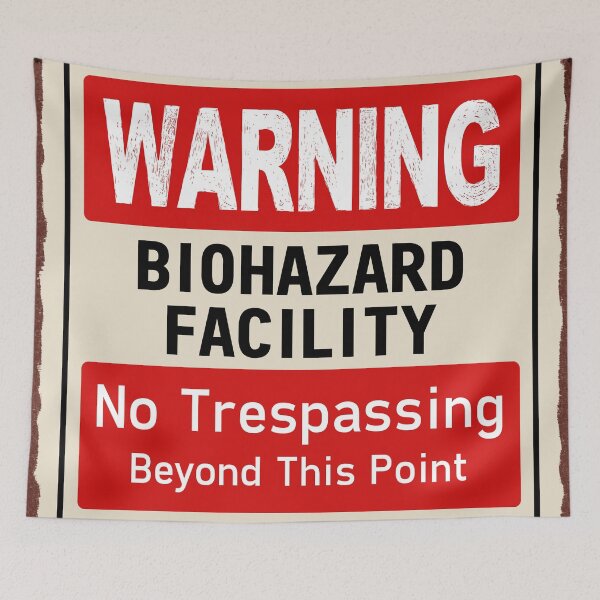 Item preview, Biohazard Facility Sign designed and sold by AngeloDeVal.