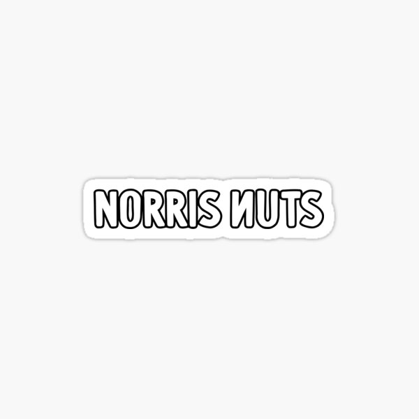 "Norris Nuts Merch Norris Nuts" Sticker for Sale by Rainko Redbubble