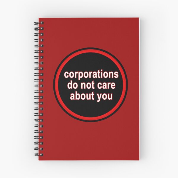 Item preview, Corporations Do Not Care About You designed and sold by voltzandvoices.